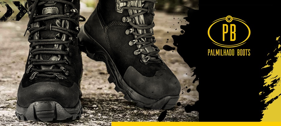 Boot Masculino Em Couro Preto Hoover - Hoover